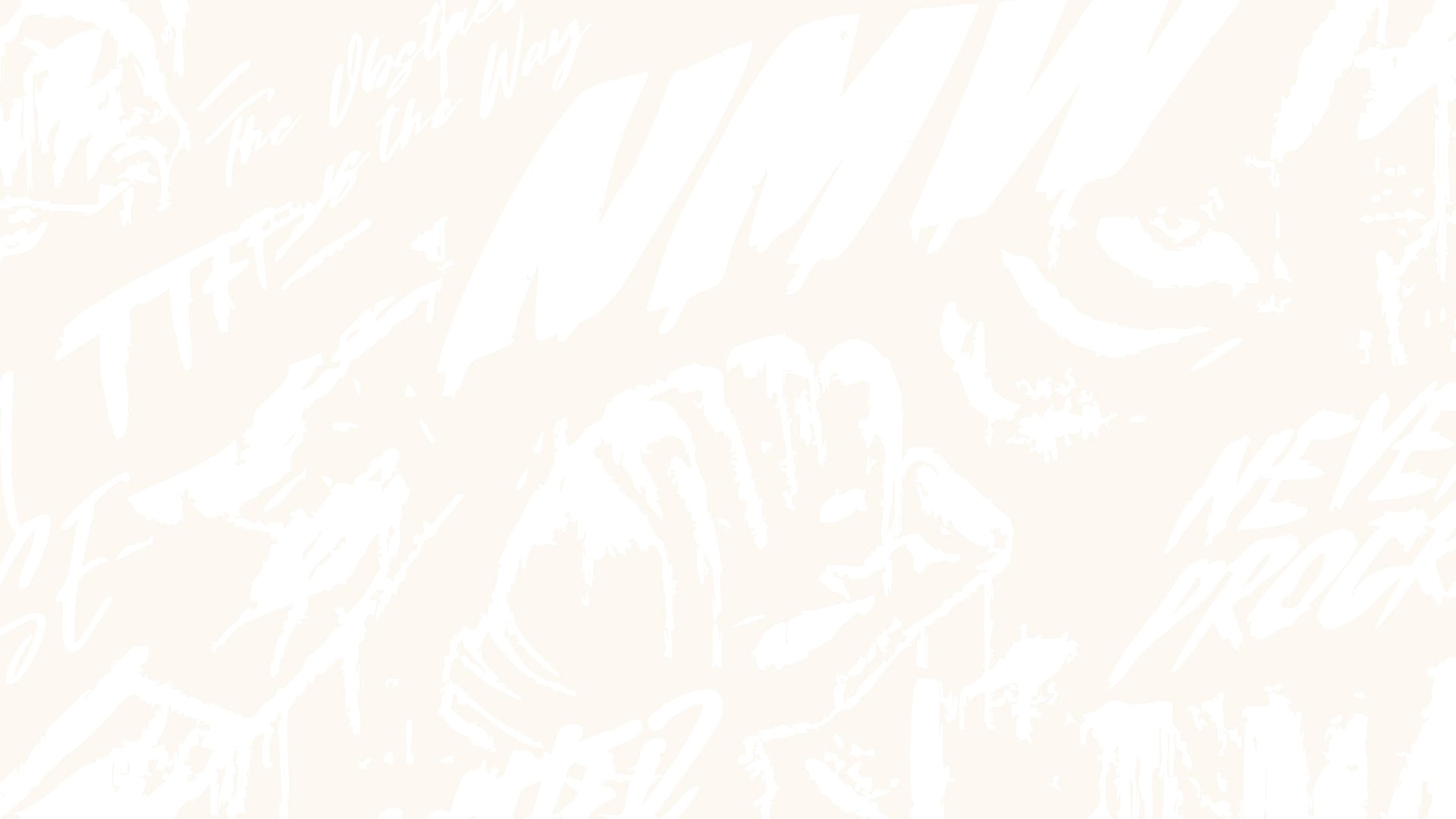 Cream background with a faint brush-stroke pattern