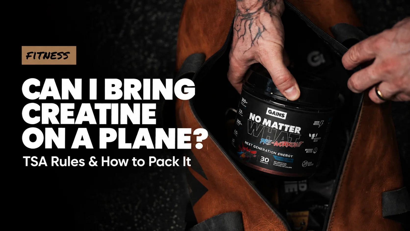 Can I Bring Creatine on a Plane? TSA Rules & How to Pack It