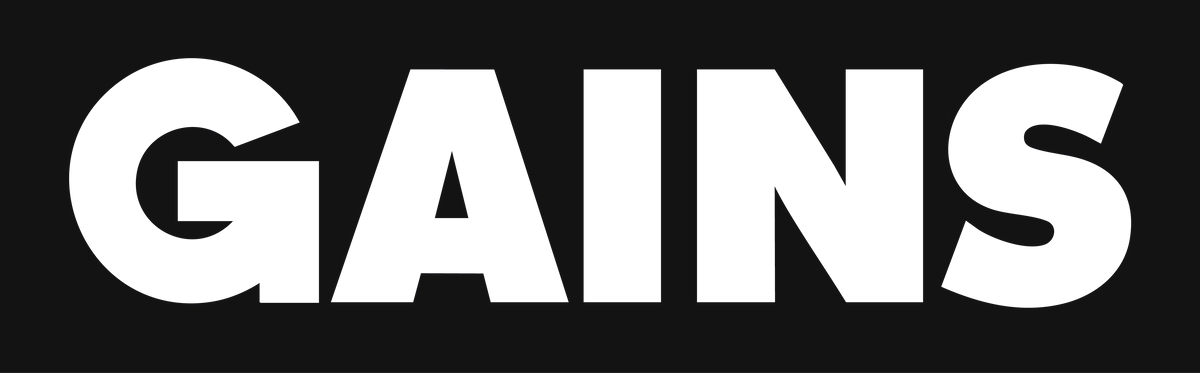 Gains in Bulk wordmark